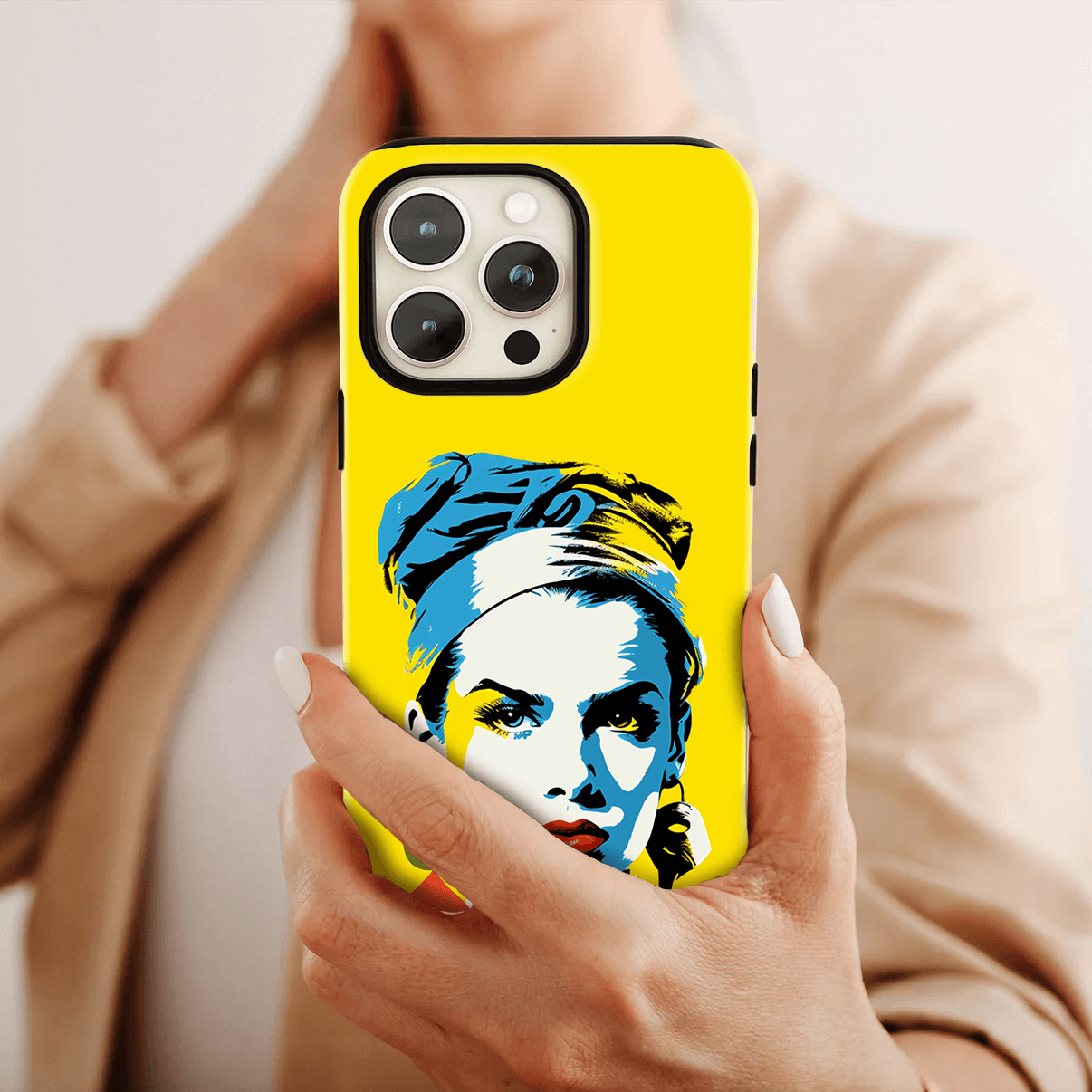 Phone Case Woman's Poster by Andy Warhol