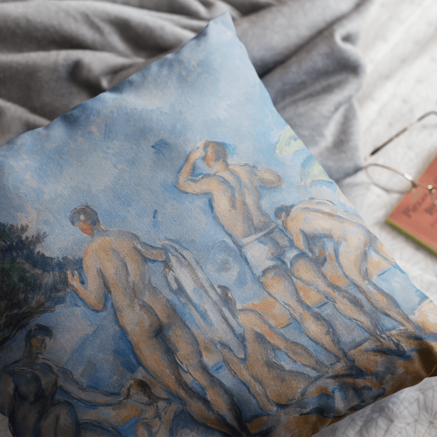 Cushion Cover Bathers by Paul Cézanne