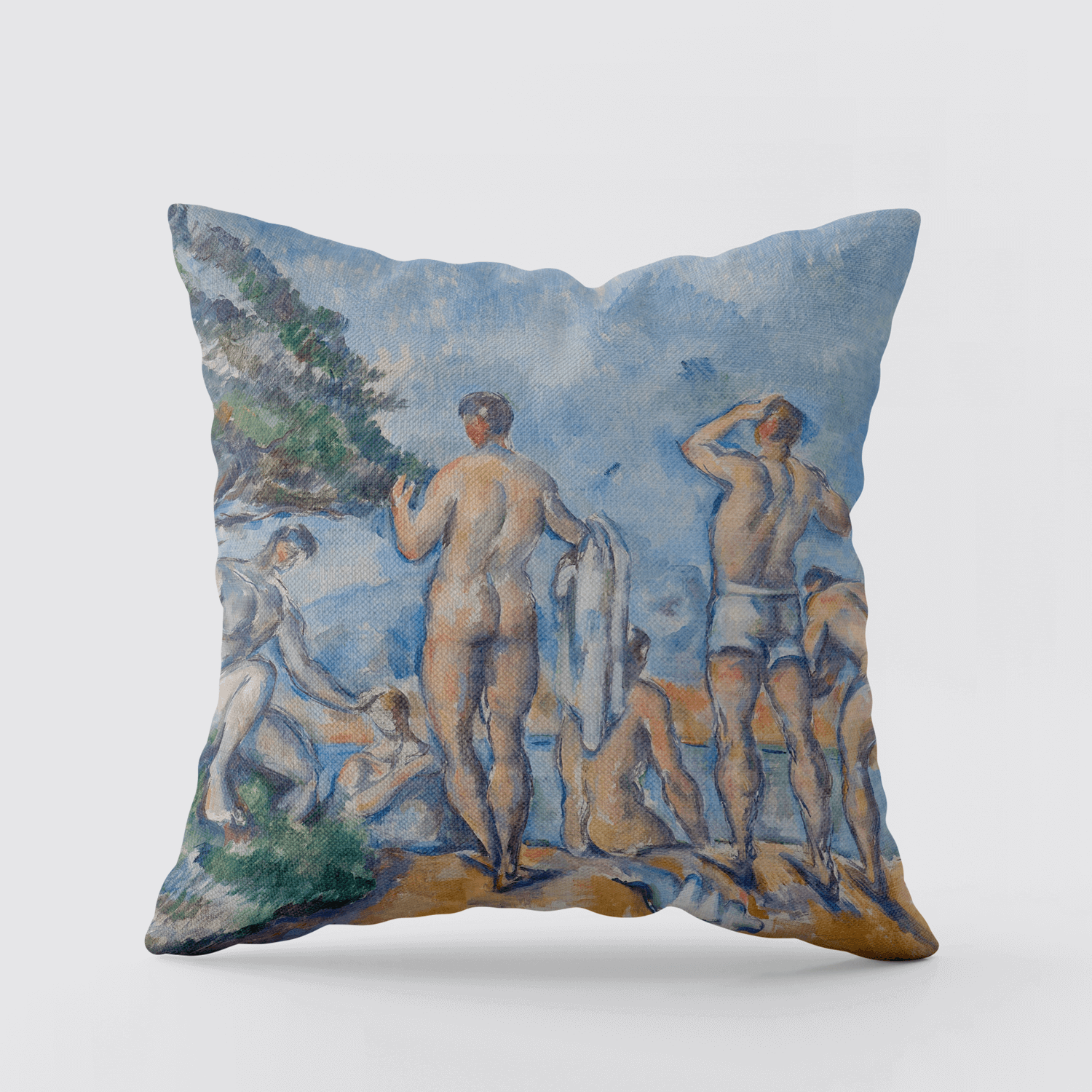 Cushion Cover Bathers by Paul Cézanne