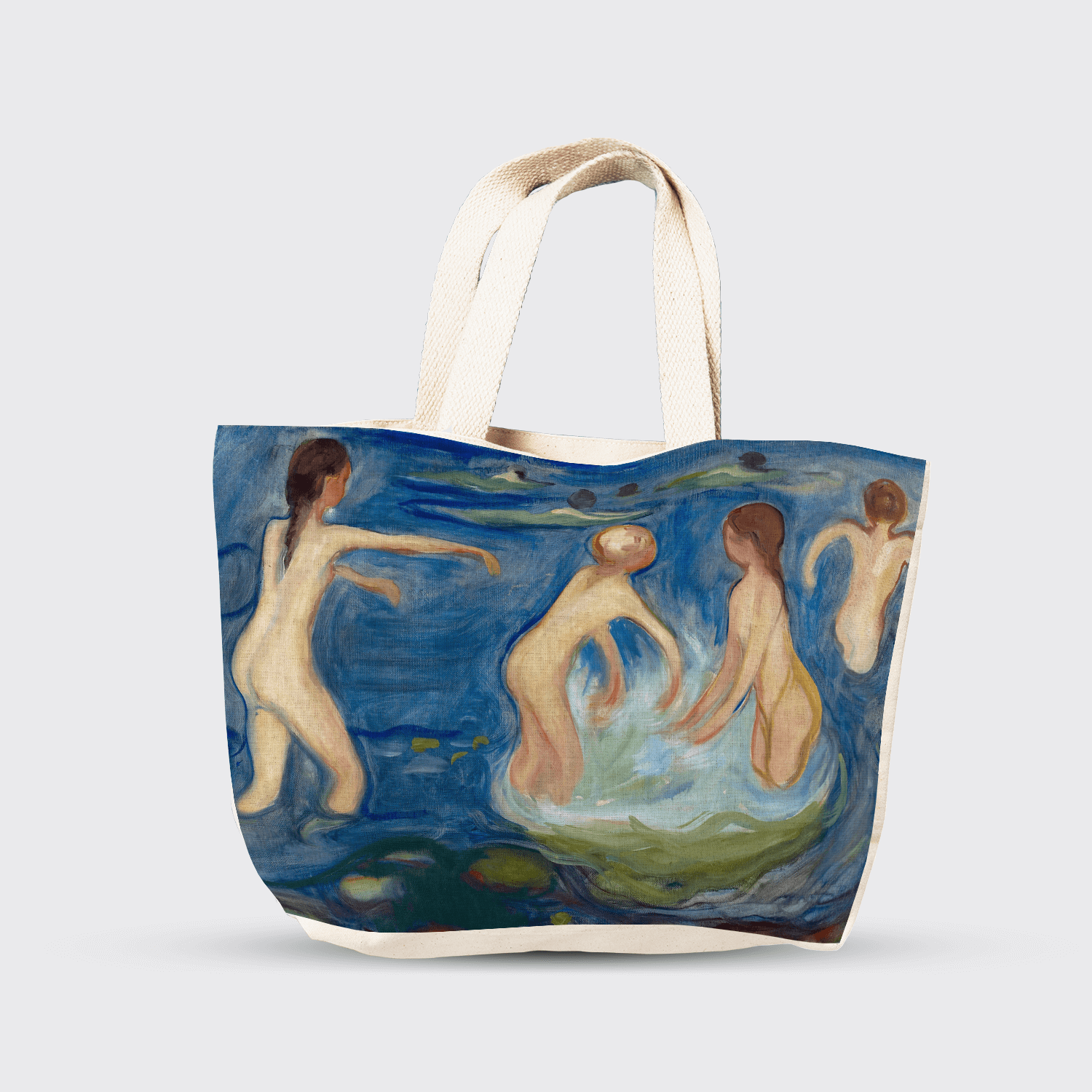 Tote Bag Bathing Girls by Edvard Munch