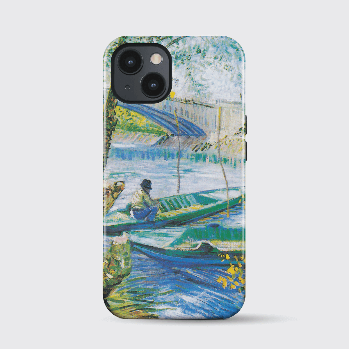 Phone Case Fishing in Spring, 1887 by Vincent Van Gogh