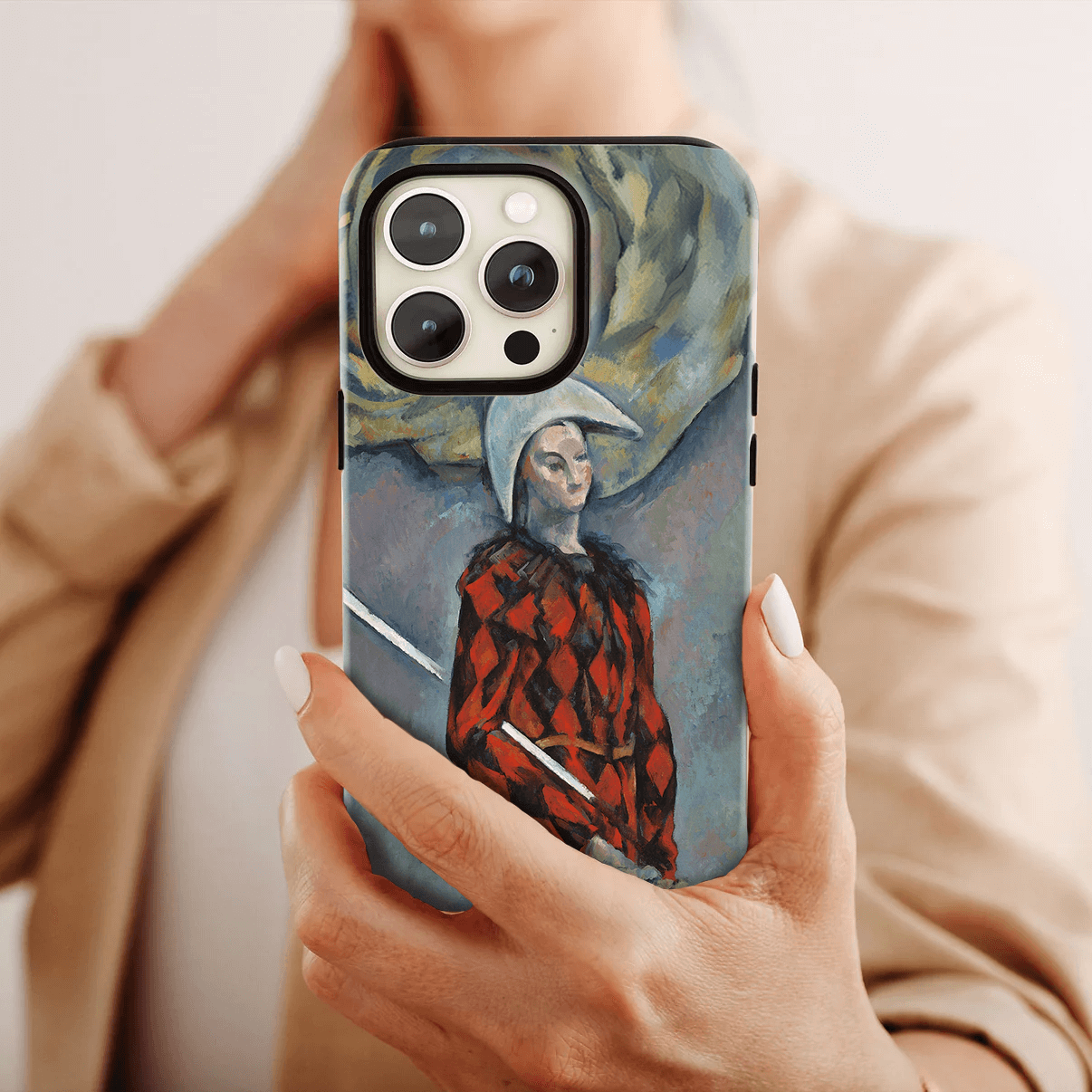 Phone Case Harlequin by Paul Cézanne