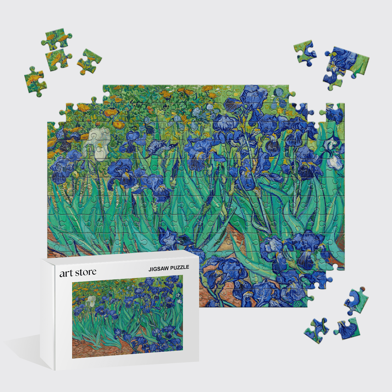 Jigsaw Puzzle 1000 pieces Irises by Vincent Van Gogh