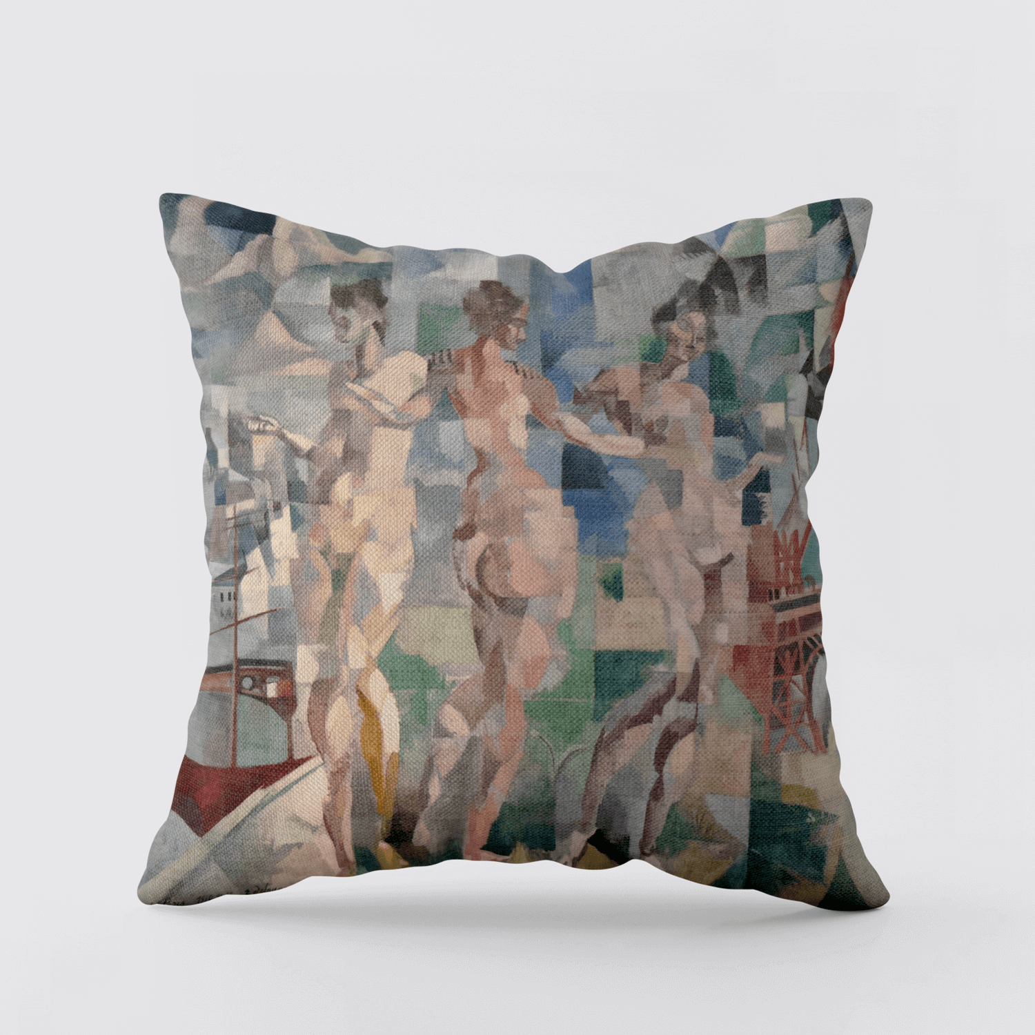 Cushion Cover La Ville de Paris by Robert Delaunay