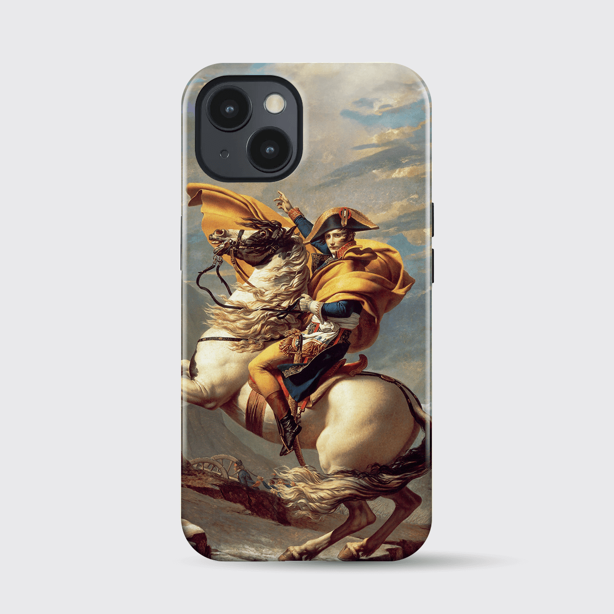 Phone Case Napoleon Crossing The Alps, 1800 by Jacques Louis David