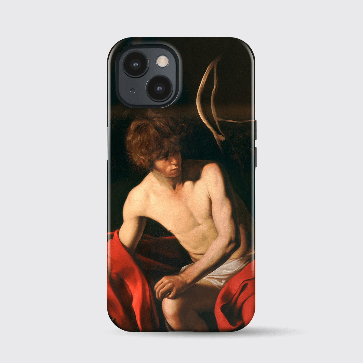 Phone Case Saint John the Baptist by Caravaggio