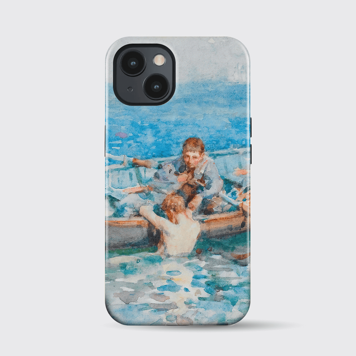 Phone Case Study For August Blue by Henry Scott Tuke