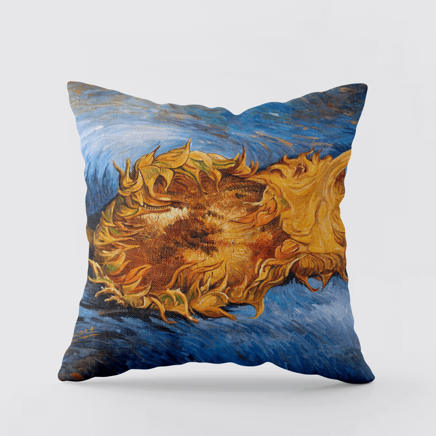 Cushion Cover Sunflowers, 1887 by Vincent Van Gogh