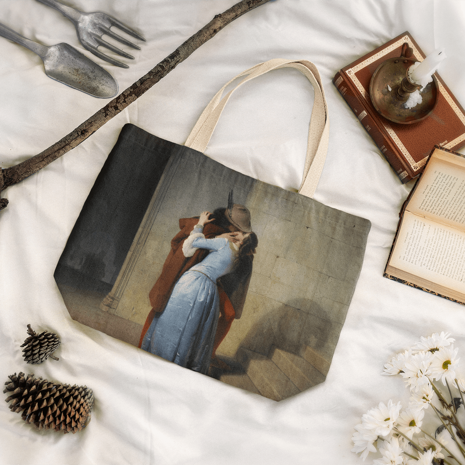 Tote Bag The Kiss by Hayez