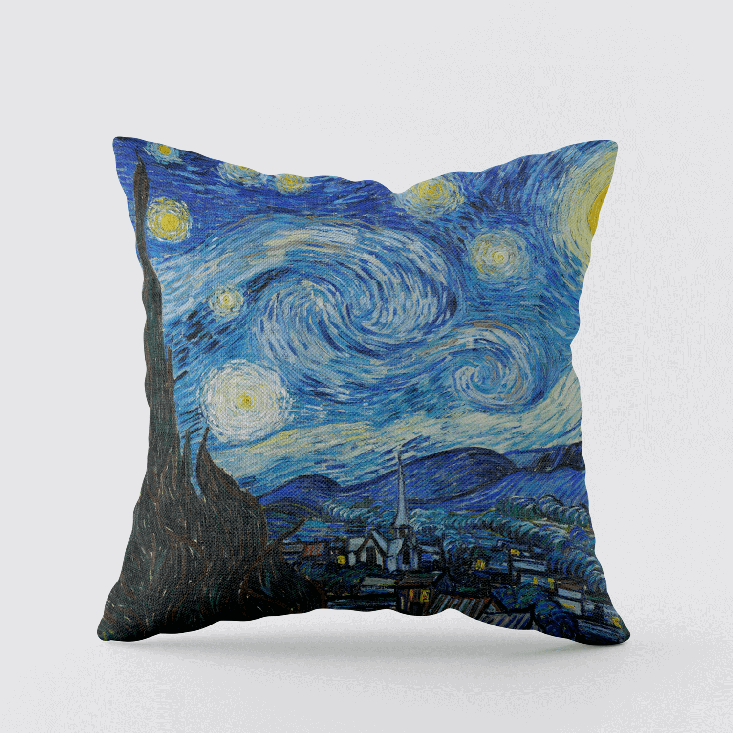 Cushion Cover The Starry Night, 1889 by Vincent Van Gogh