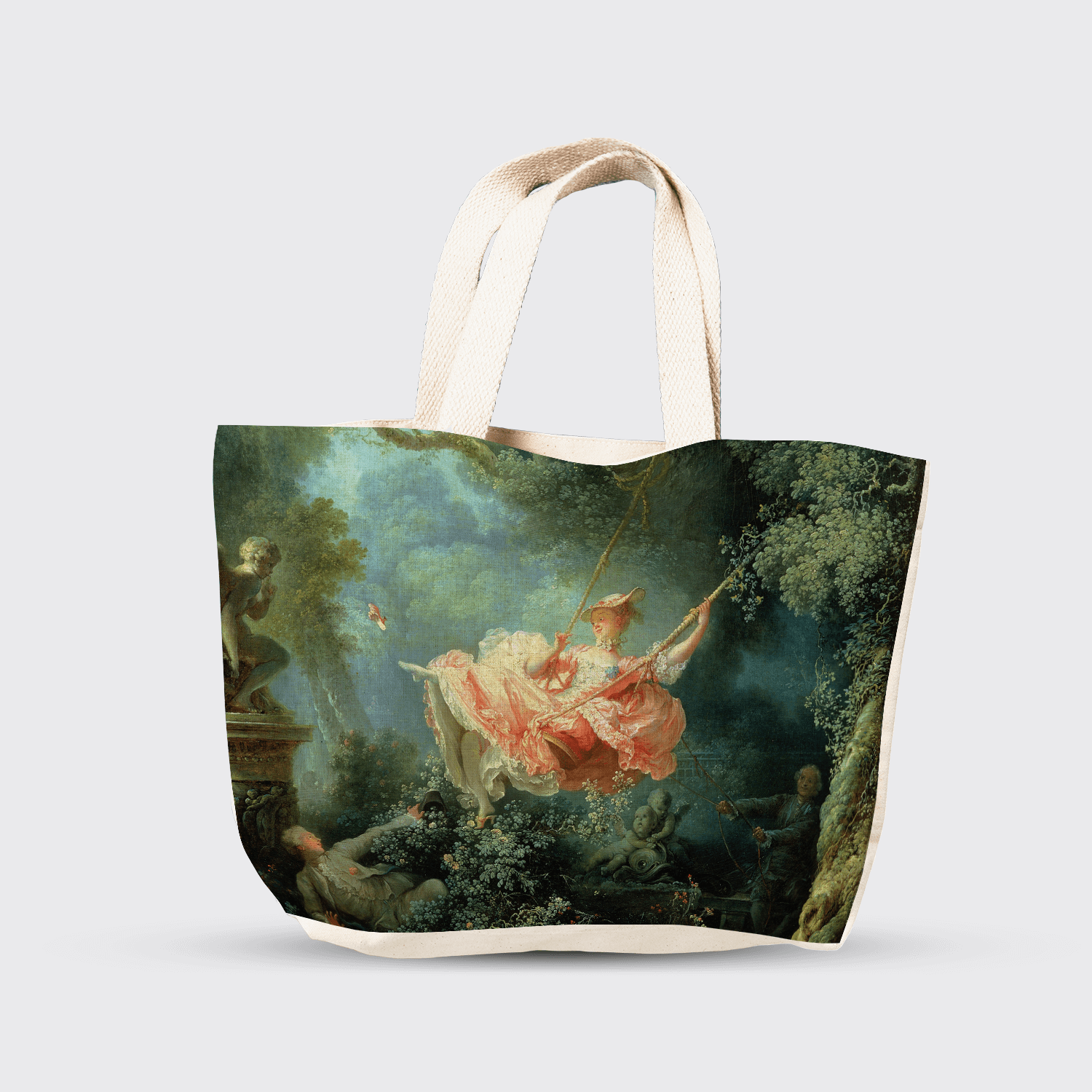 Tote Bag The Swing by Jean-Honore Fragonard