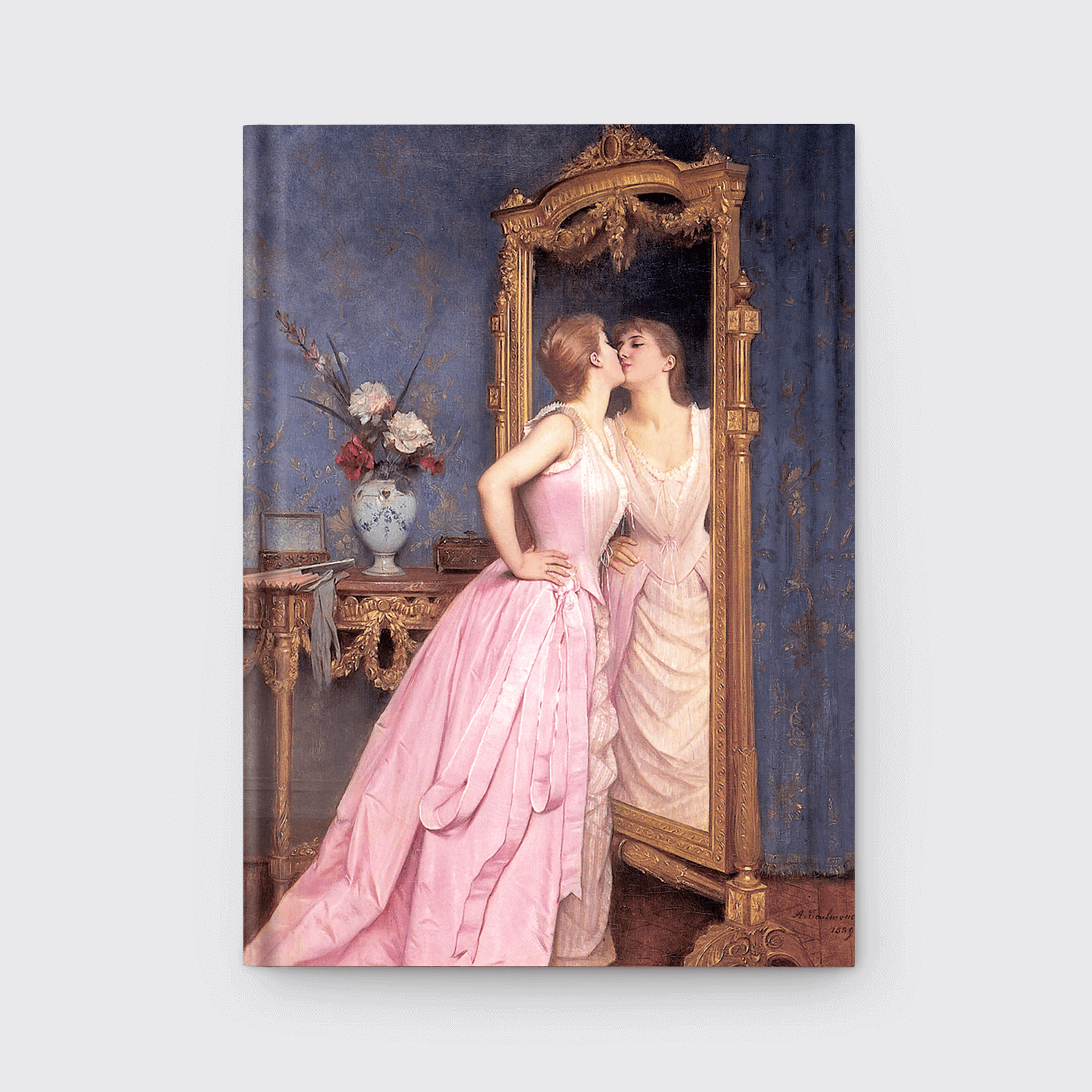 Notebook Vanity, 1870 by Auguste Toulmouche