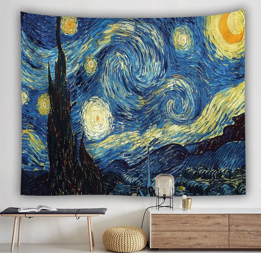 Tapestry The Starry Night, 1889 by Vincent Van Gogh