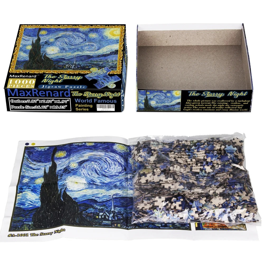 Jigsaw Puzzle 1000 pieces The Starry Night by Vincent Van Gogh